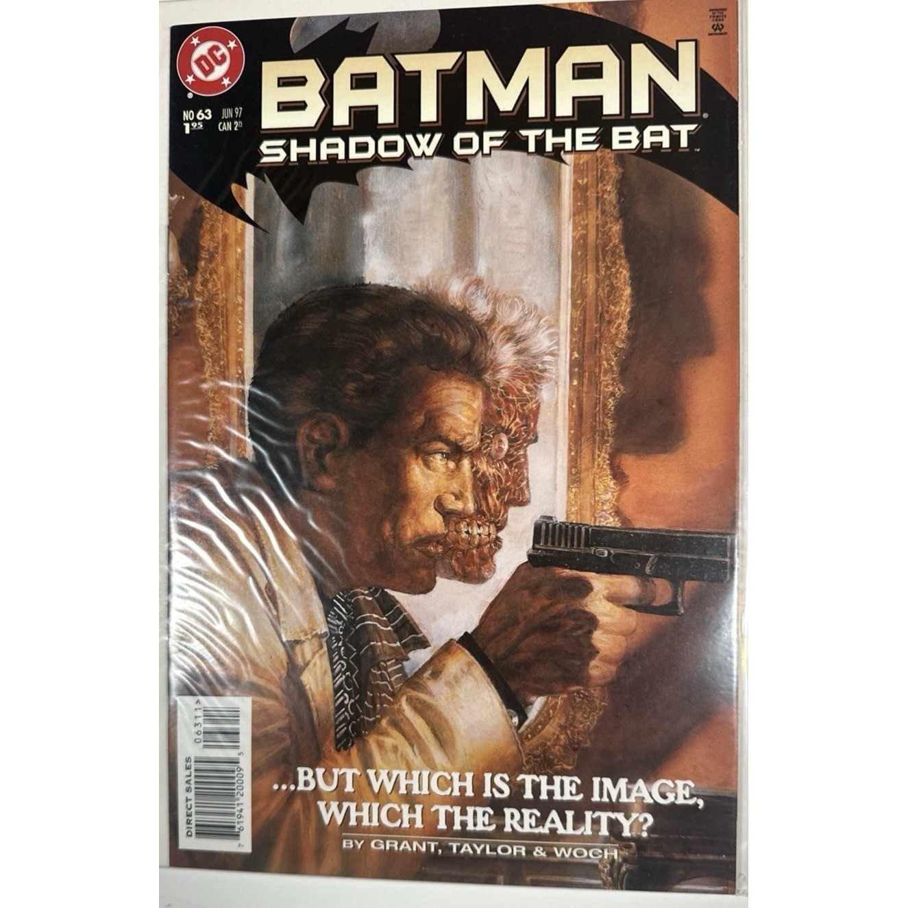 Batman L'ombra del pipistrello 63 DC Comics Due facce giugno 1997 prima stampa età moderna