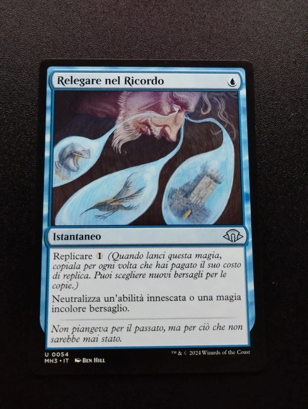 Magic the gathering mtg relegare nei ricordi