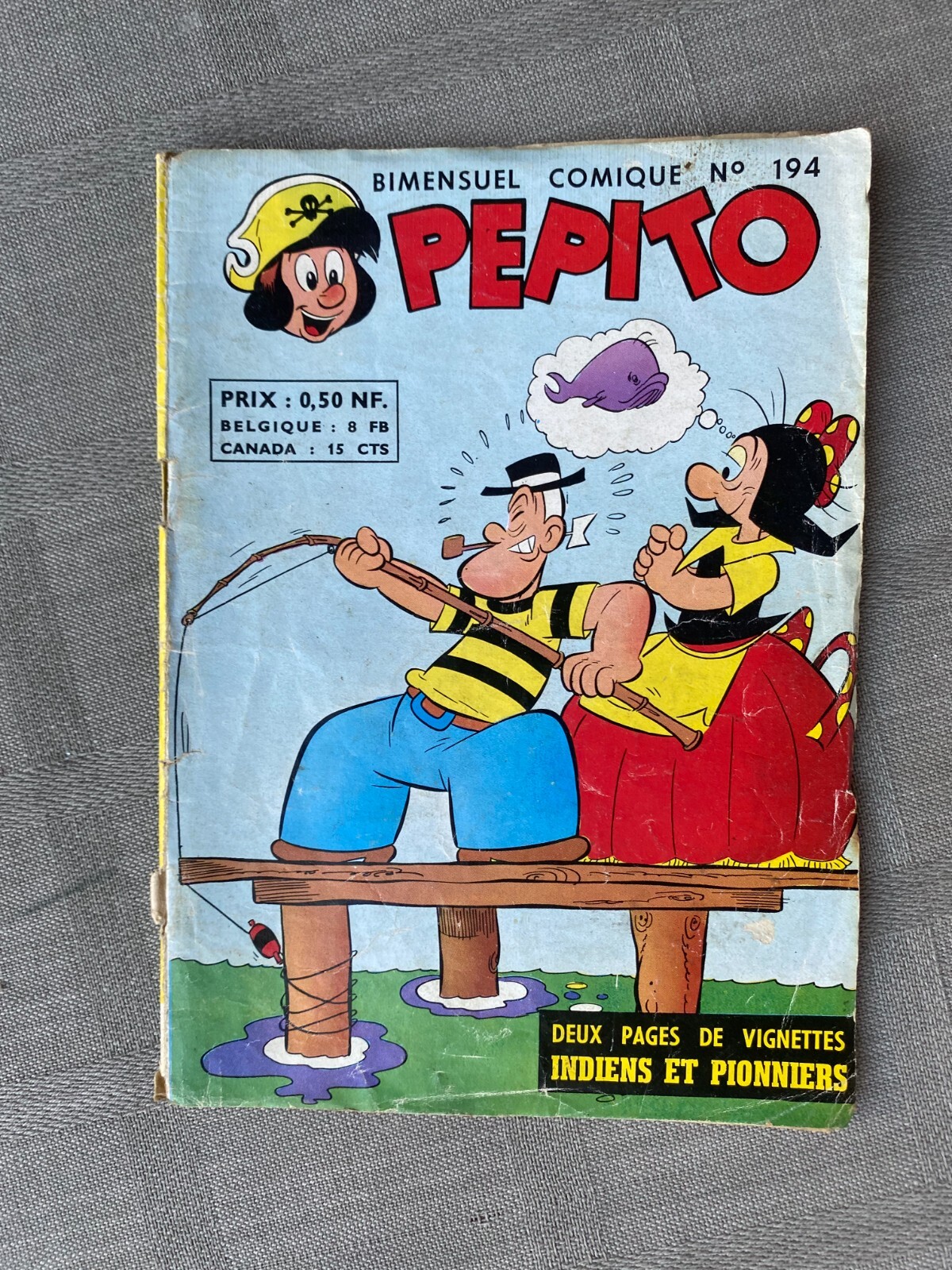 Pepito Prima Serie N°194 Gilda Ama La Pittura 1962 In Stato Di Uso