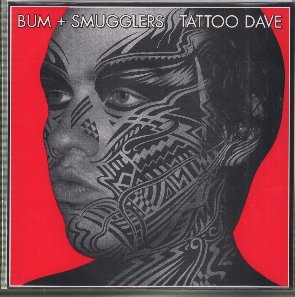 Bum + Smugglers Tattoo Dave 7" vinyl USA Top Drawer 1994 red vinyl 7" in pic
