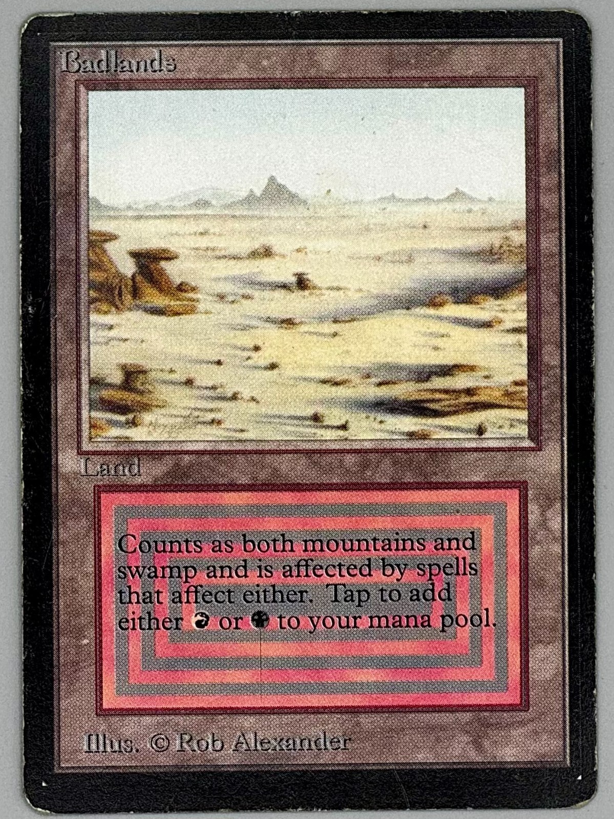 MTG Badlands Edizione Limitata - Edizione Beta Regolare Dual Land Rara