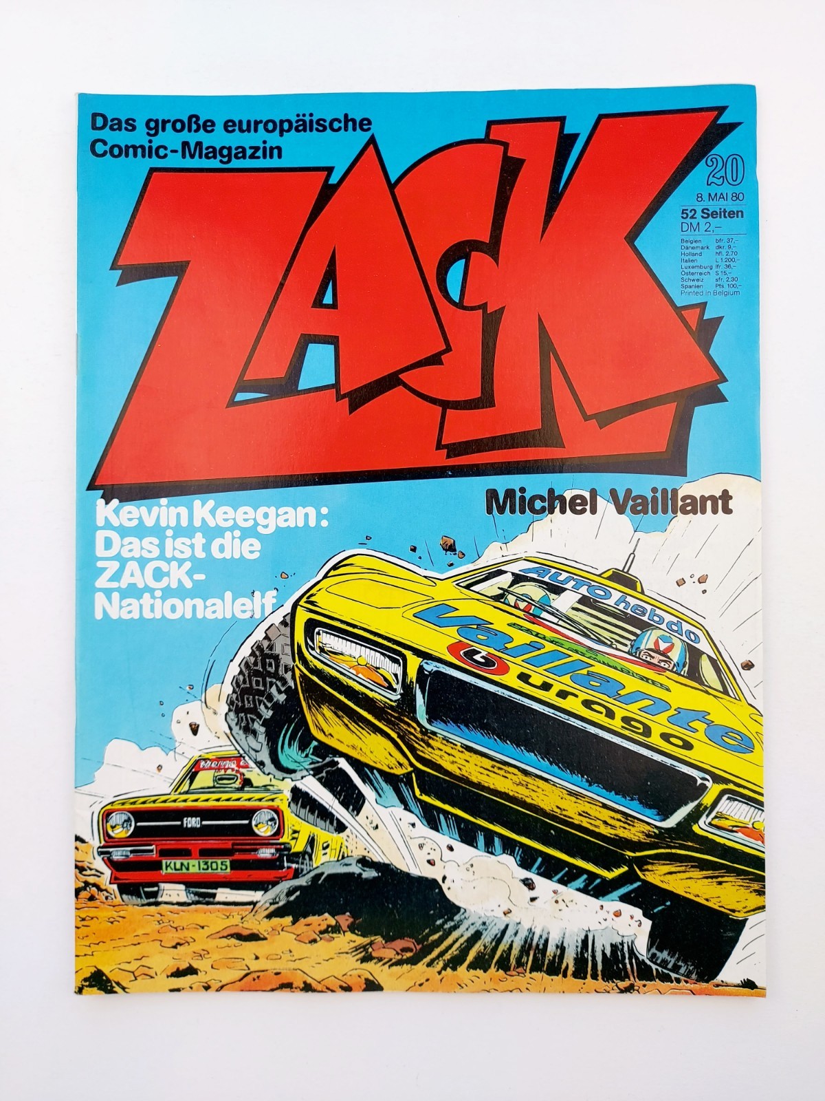 Corallo fumetto - Zack n.20 / 1980 (con pagina da collezione Olimpiadi) ottime condizioni / Z1