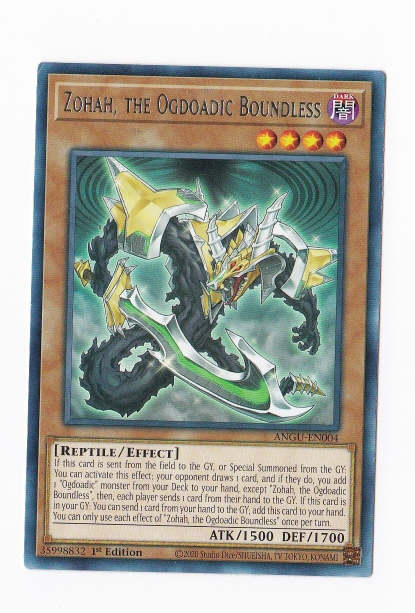 Konami YuGiOh 2020! 1ª Edizione - Zohah, The Ogdoadic Boundless ANGU-EN004