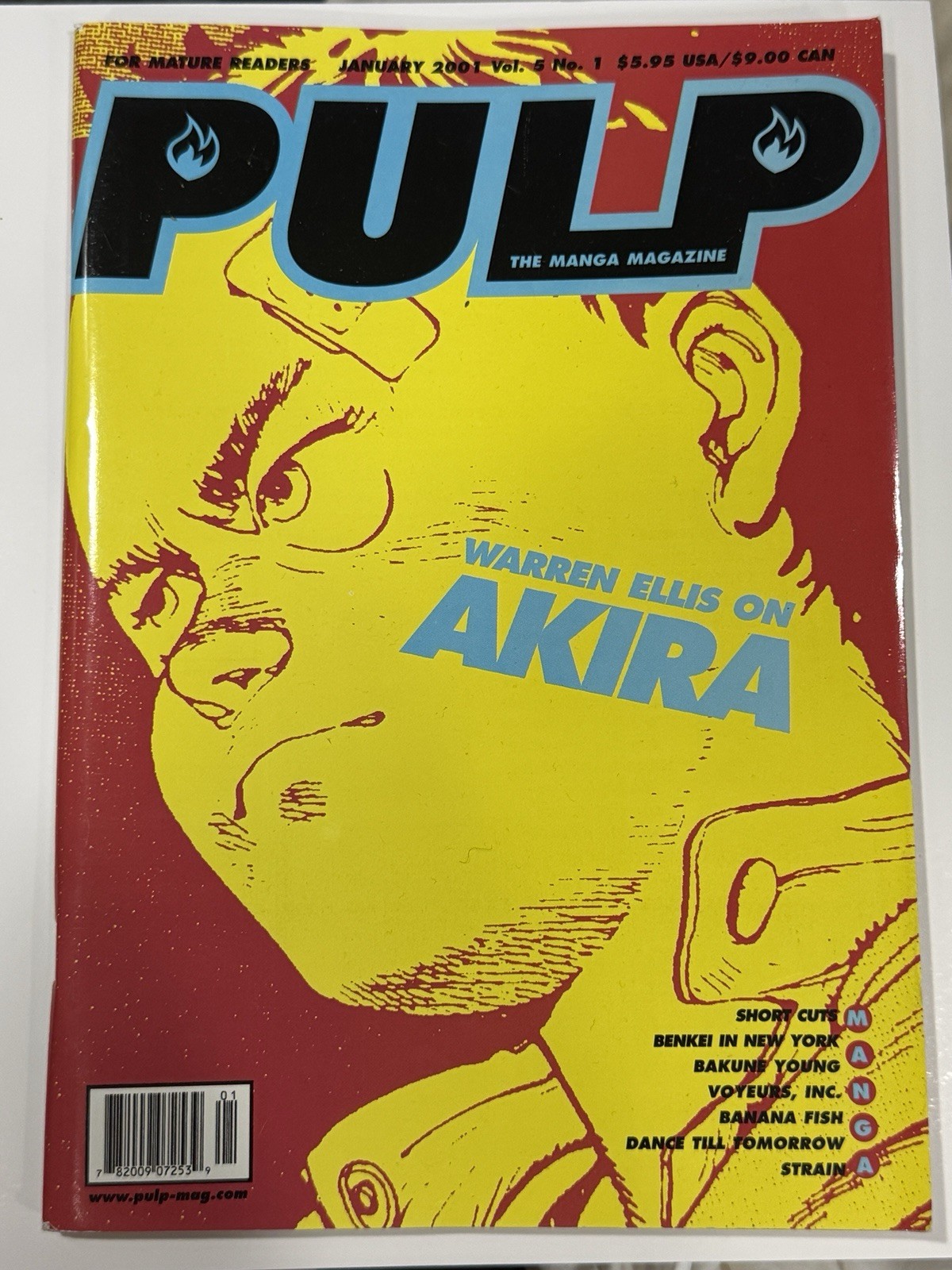 Viz Media Magazine - Fan Vol. 5, #1 "Warren Ellis su Akira, tagli corti Mag