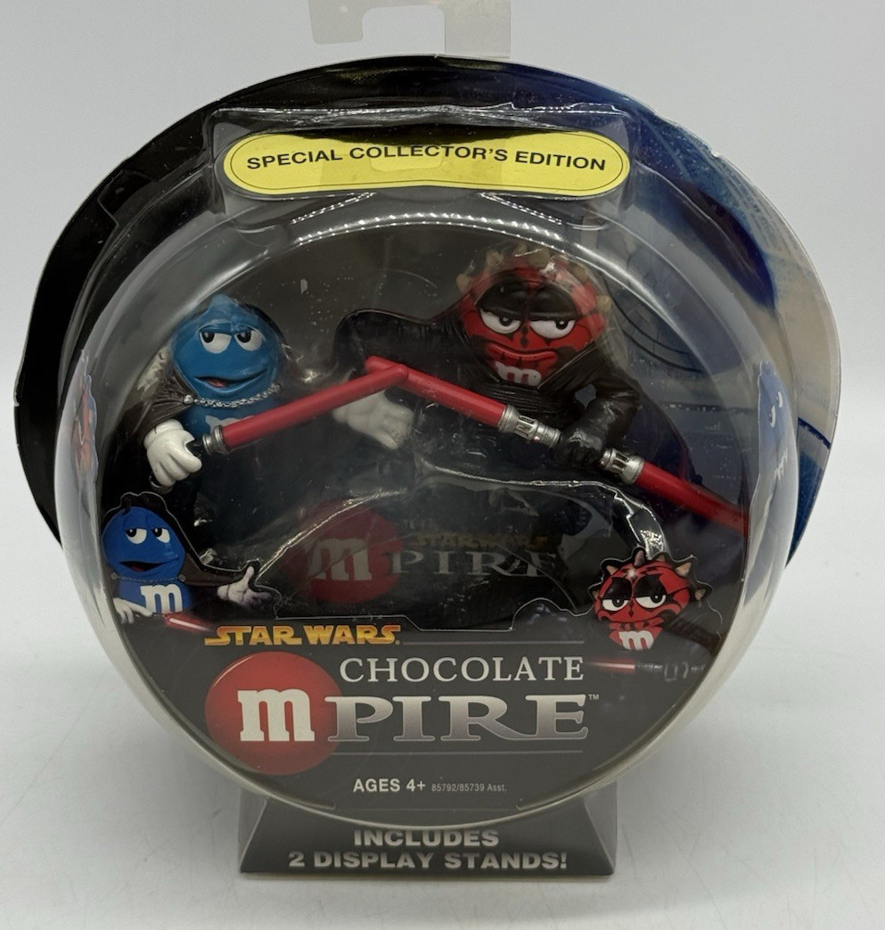 Star Wars Chocolate MPIRE Darth Maul Count Dooku M&M Figures Special Edition