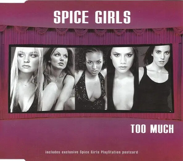 CD Single Spice Girls Too Much CD2 Virgin