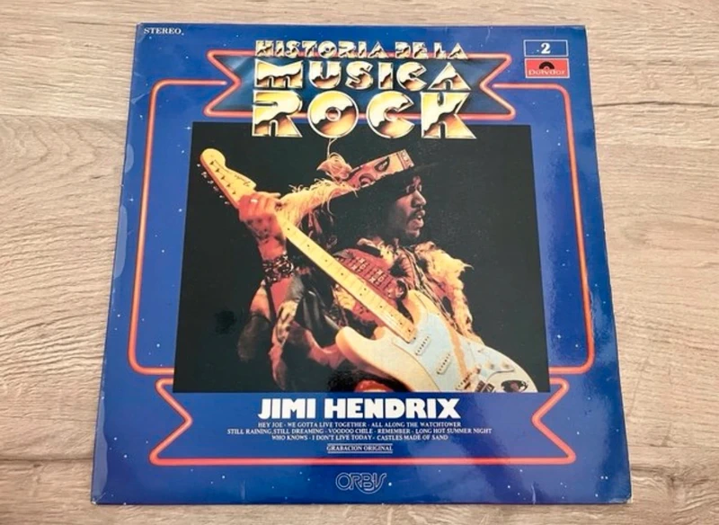 LP Jimi Hendrix: Historia de la música rock (1981)