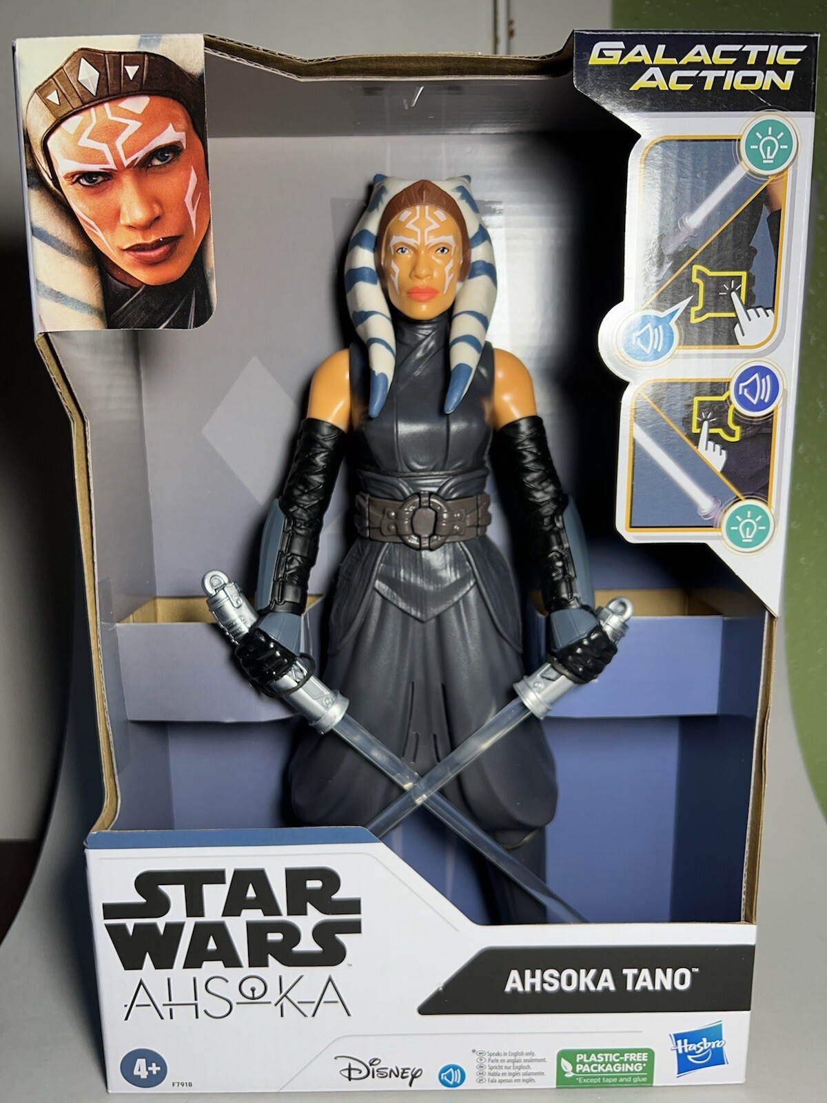 Nuovo Star Wars: Ahsoka Tano Azione Galattica - Effetti Sonori e Frasi 12" Luci