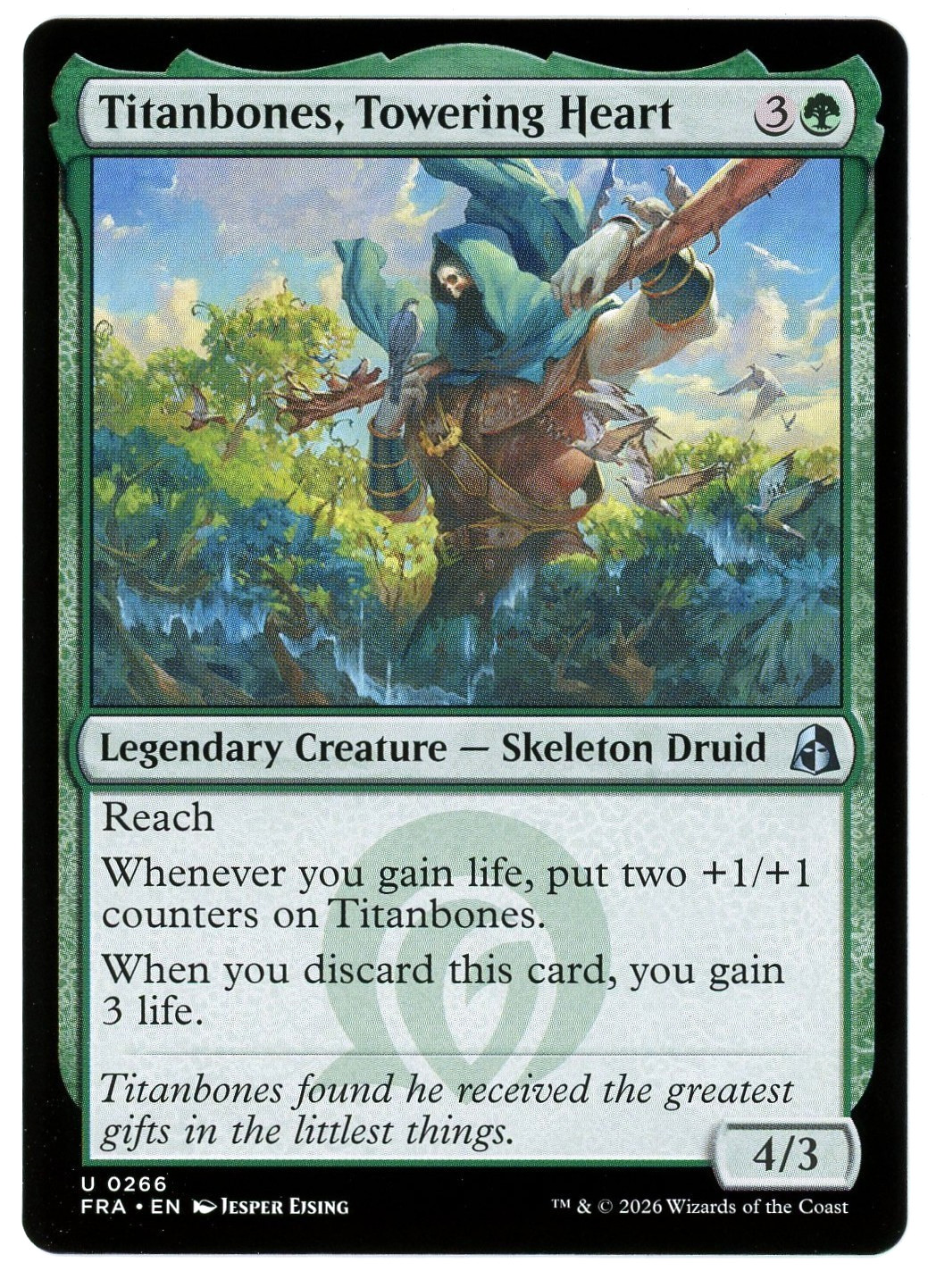 Titanbones, Cuore Torreggiante - 0266 - Frattura Realtà FRA - MTG NM/M