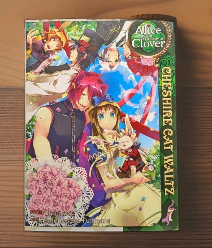 Valzer gatto Seven Seas Alice nel paese del trifoglio Cheshire vol 7 manga verde