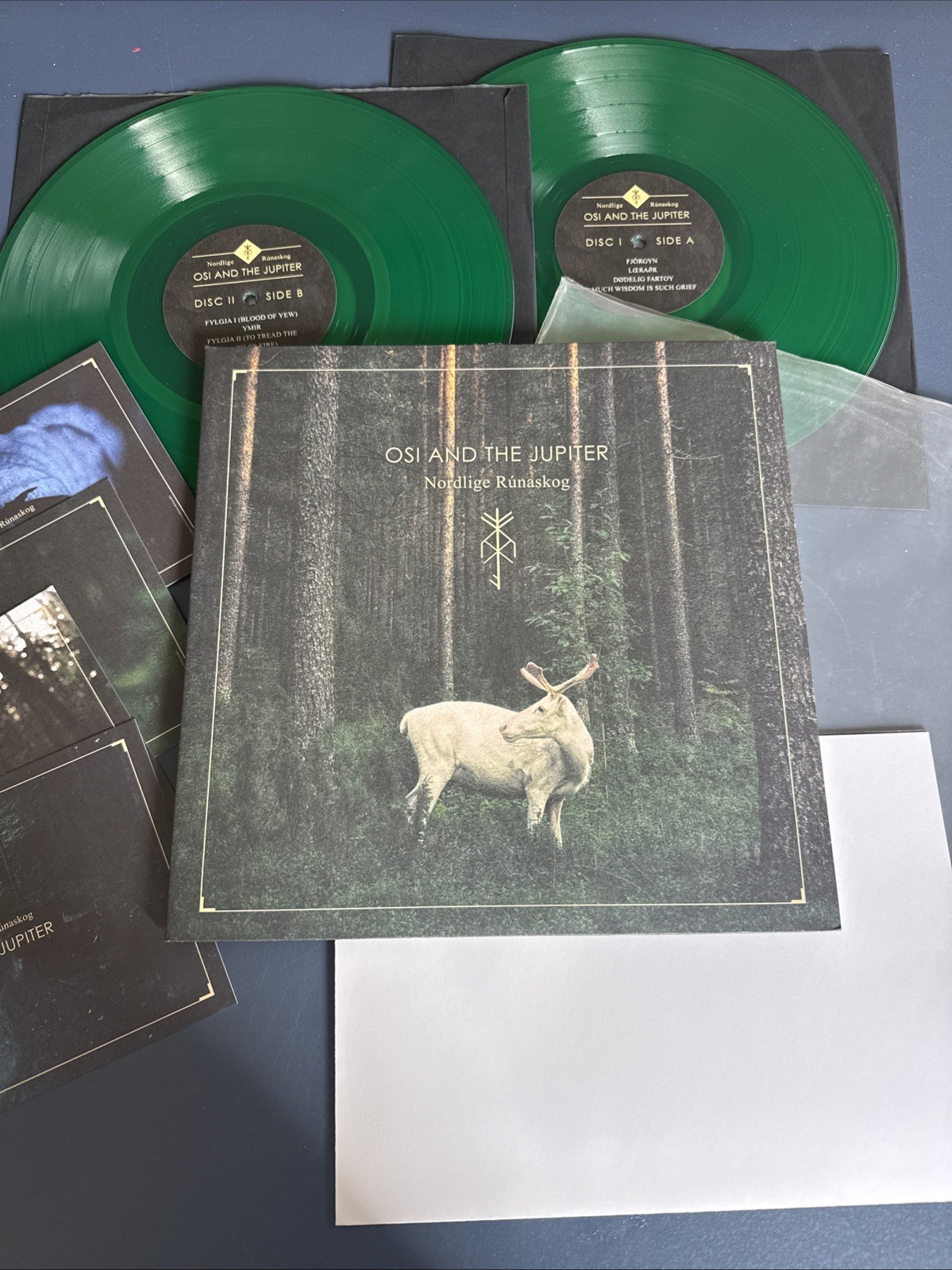 Osi And The Jupiter – Nordlige Rúnaskog Green Emerald LP Vinyl NM /200