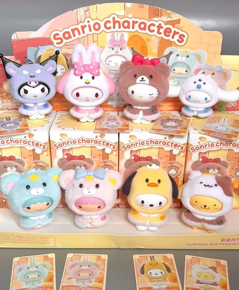MINISO Sanrio Personaggi Serie Small Cape Cambia Volto Figura Giocattolo Scatola Cieca