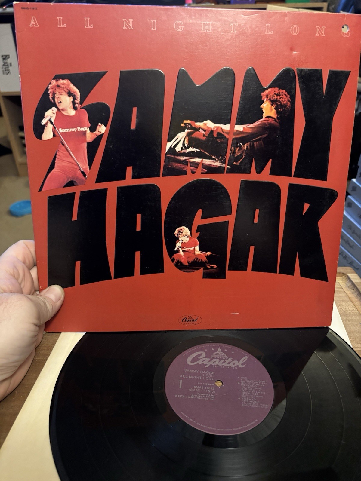 Sammy Hagar All Night Long LP