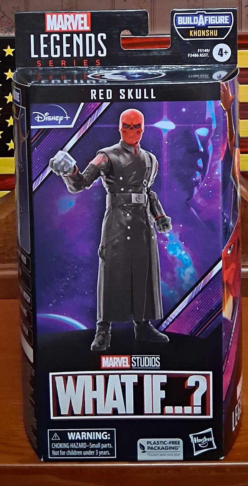 Hasbro Marvel Legends Series Red Skull What If...? Build-A-Figure *SEALED*