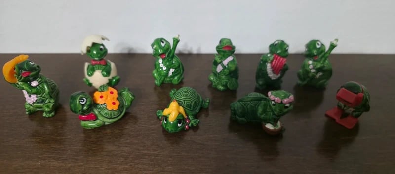 Lotto Kinder Sorpresa Le Tartallegre 1992 Vintage