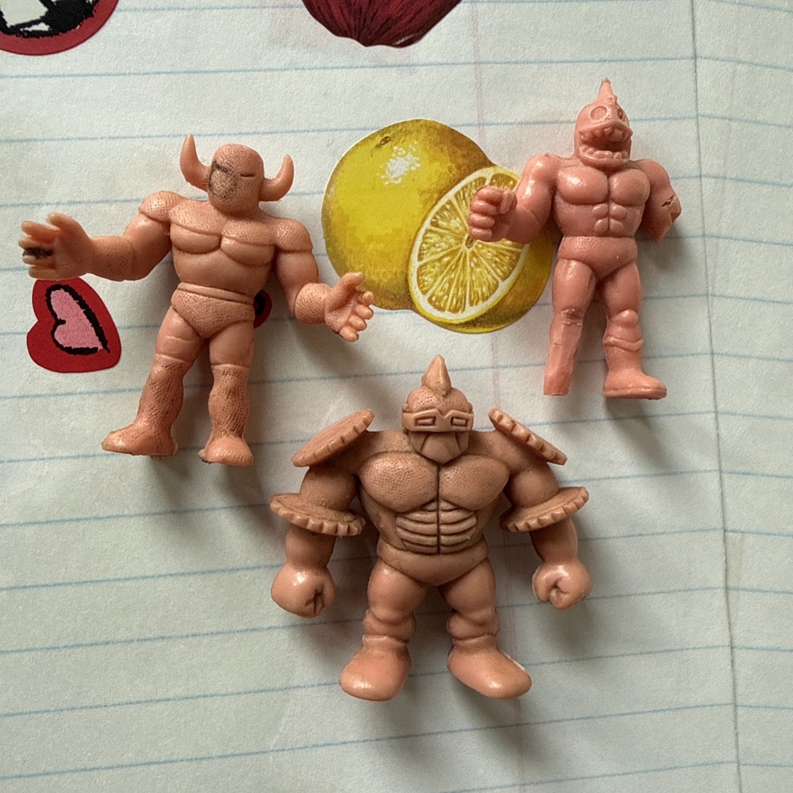 M.U.S.C.L.E. Mattel muscle men wrestling figure #34 Nokogira saw man blade a2