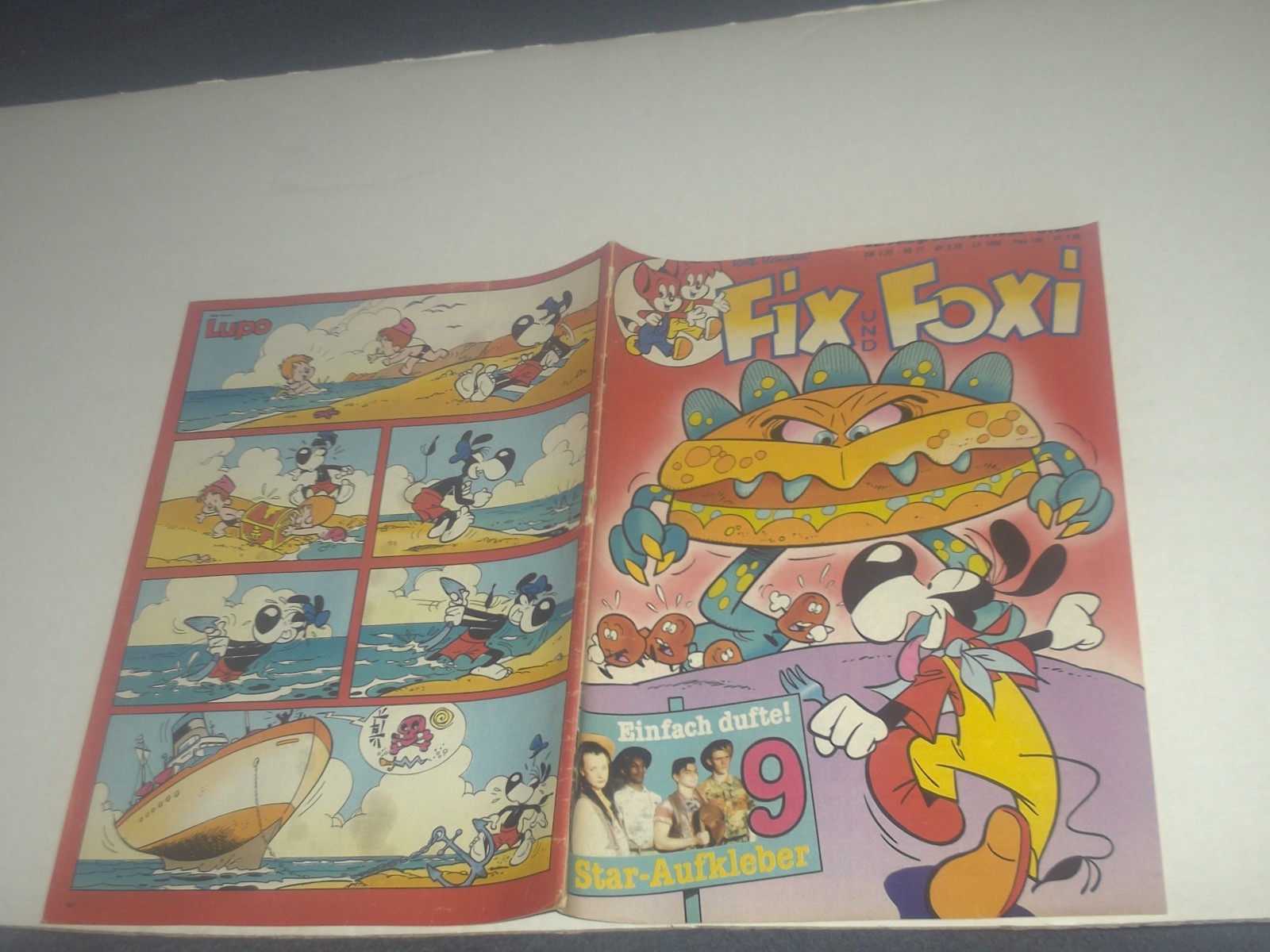 FIX E FOXI FUMETTO QUADERNO 32° ANNO VOLUME N.37/1984 CON PAGINA PUBBLICITARIA STAR WARS