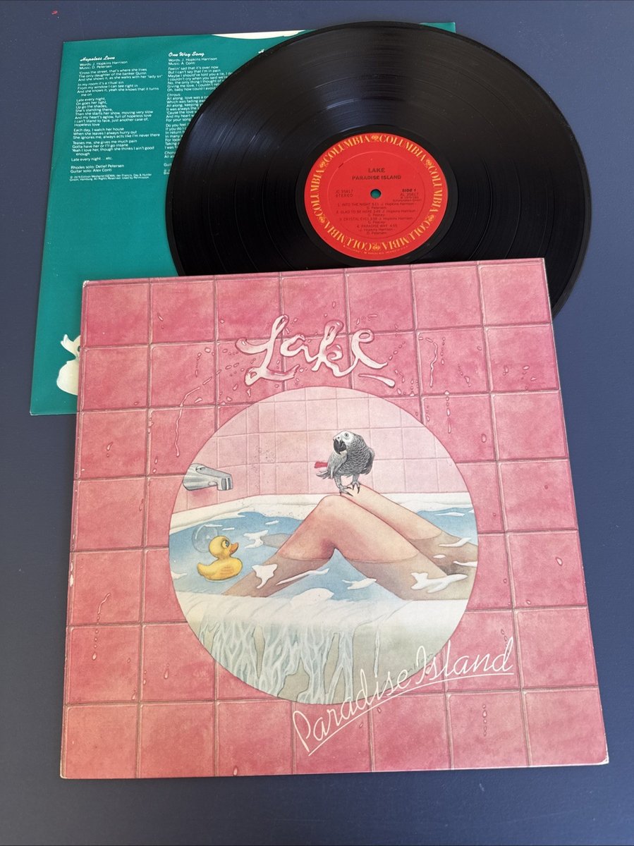 LAKE - Paradise Island LP Vinyl VG+/VG+ 