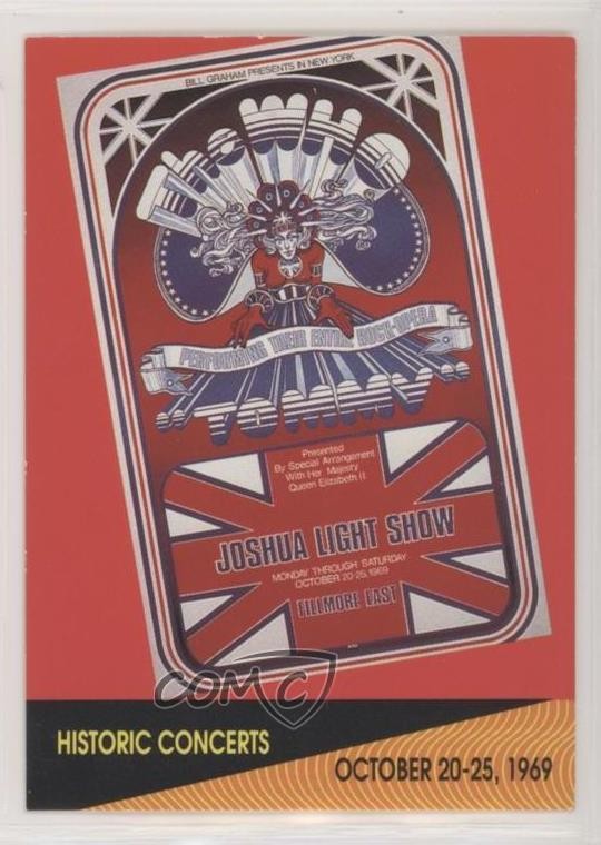 1991 Super Stars MusiCards Concerti Storici Gli Who 20-25 Ottobre 1969 #257 1m8