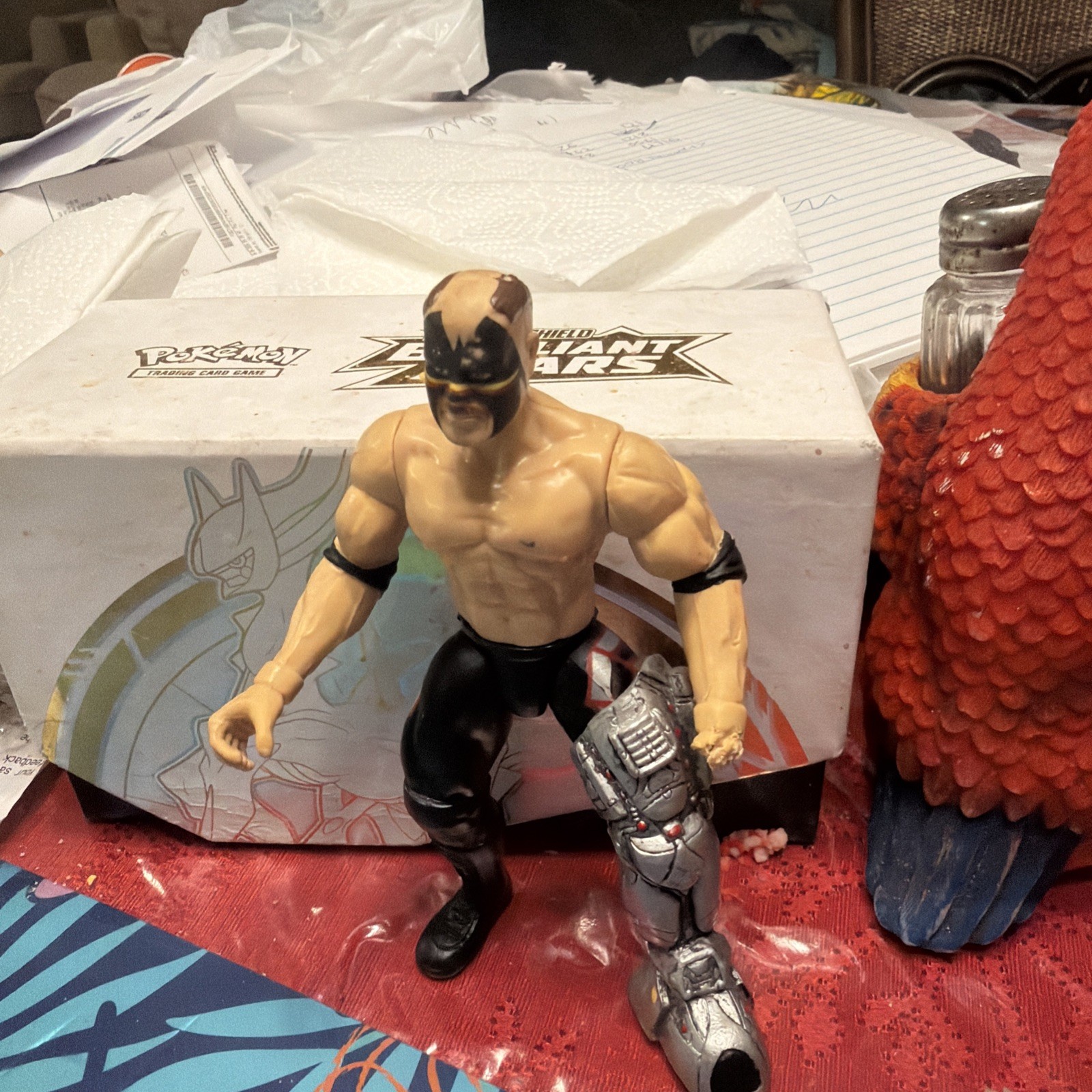 1997 Legion Of Doom Road Warriors Hawk Wrestling Action Figure by Jakks WWE WWF