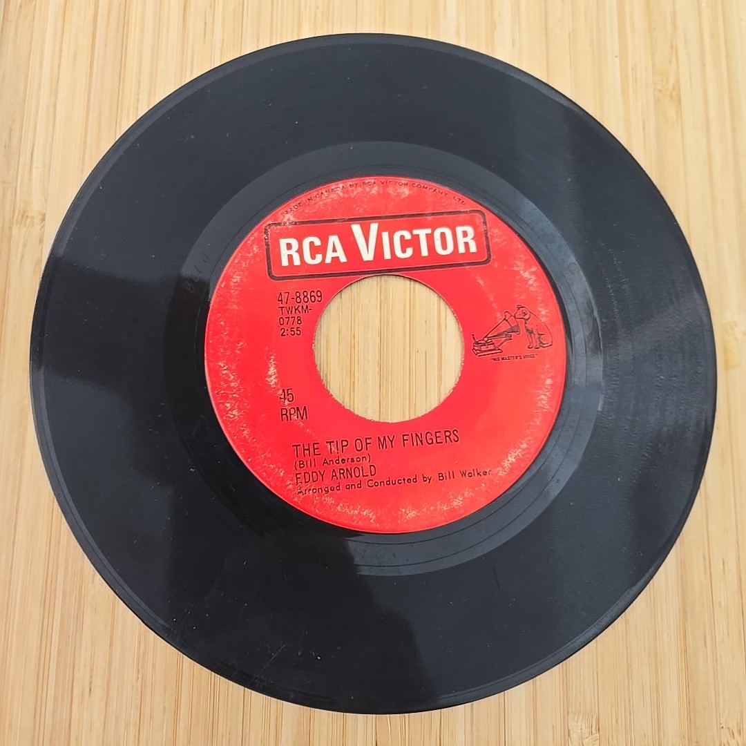 Eddy Arnold The Tip Of My Fingers 7" *BUY 2 GET 1 FREE* Vinyl Only