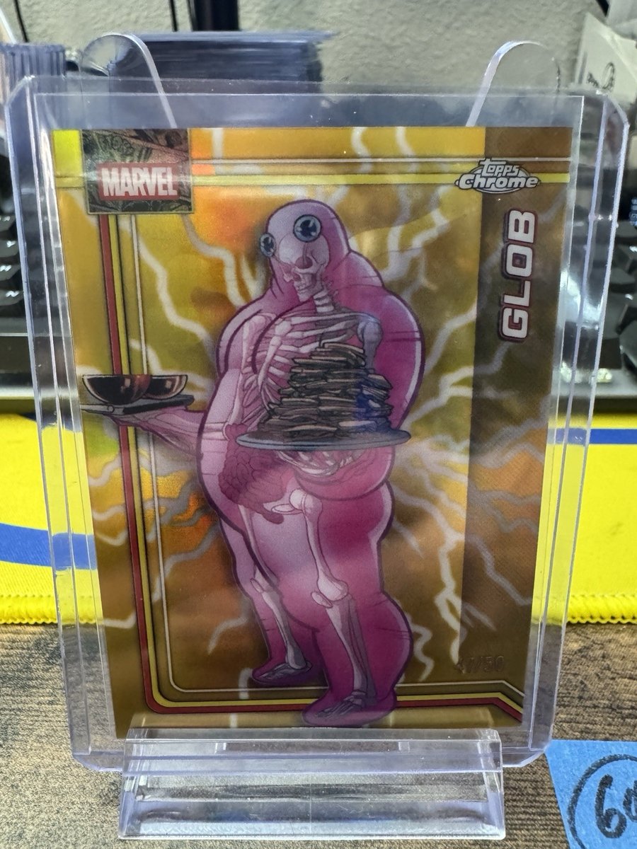 2026 Topps Chrome Marvel Comics GLOB #43 rifrattore fulmine oro /50🔥