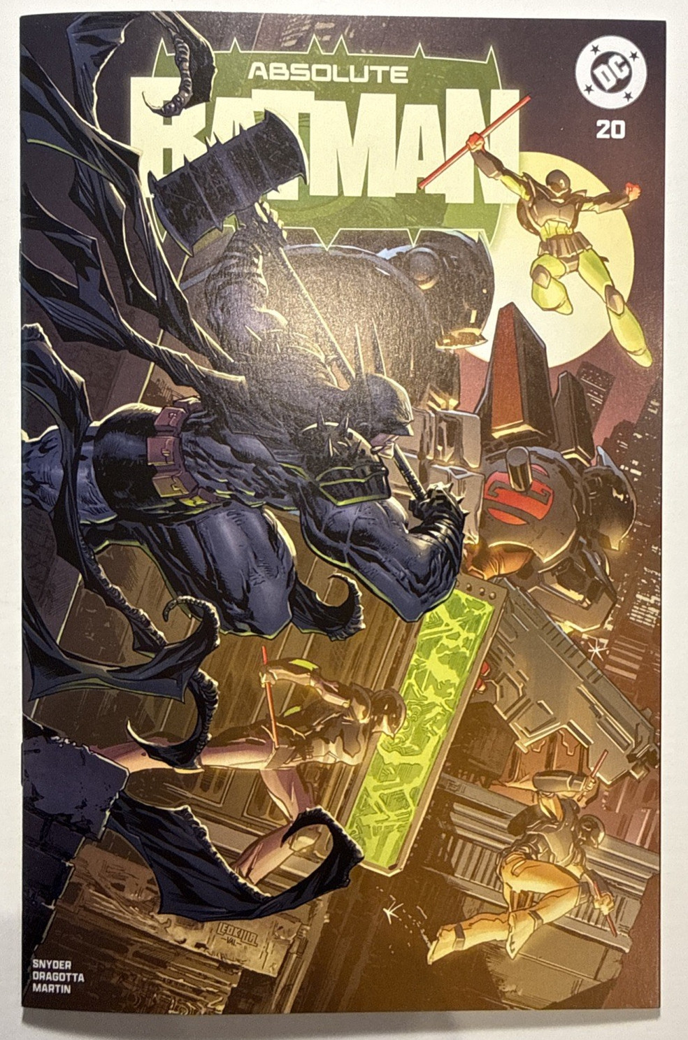 Absolute Batman #20 - Abito commerciale Ken Lashley (DC 2026) Ltd 1000 con certificato di autenticità • quasi nuovo/m