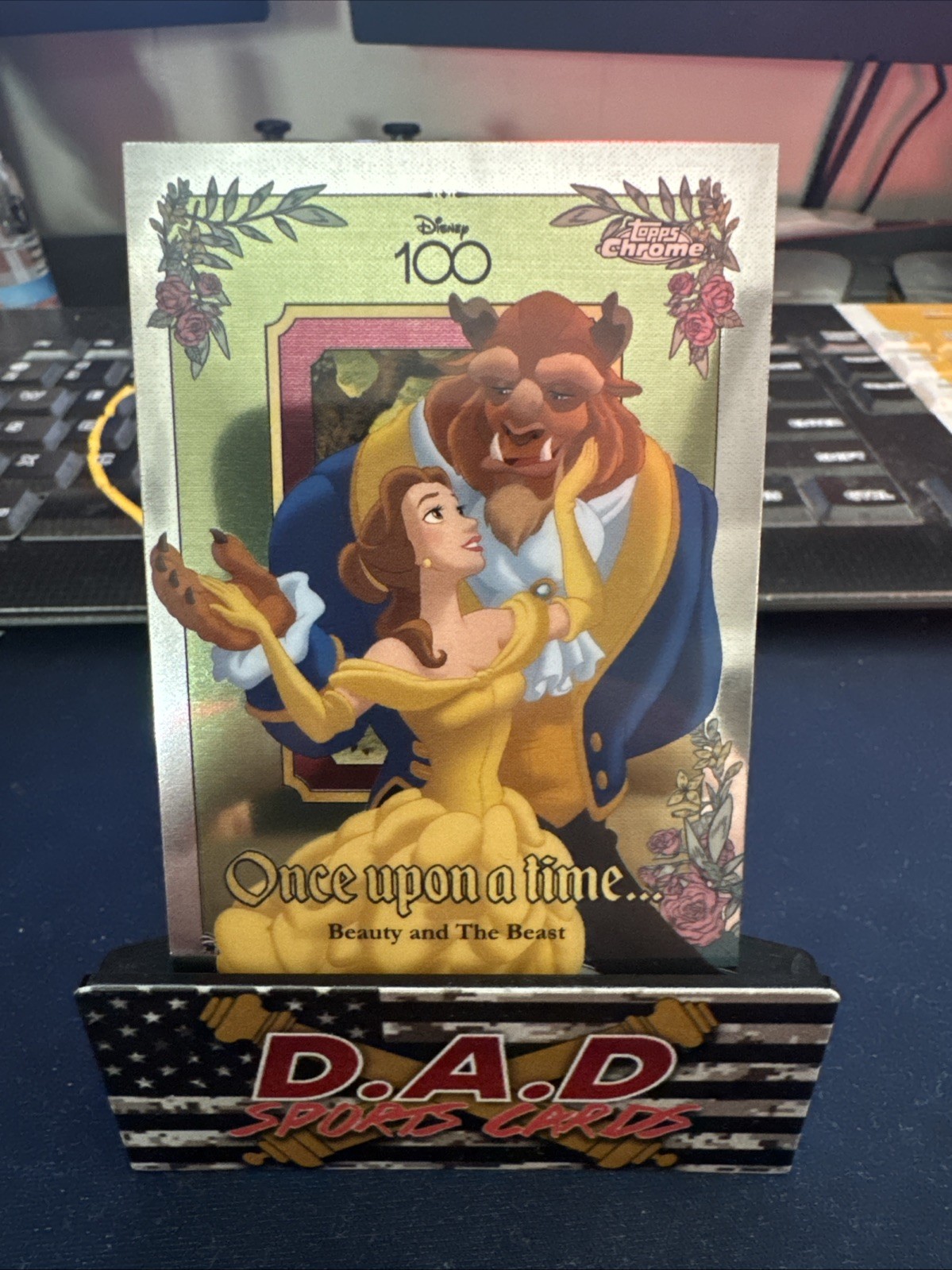 Beauty and the Beast - 2023 Topps Chrome Disney 100 #Ou-5 Once Upon A Time- SSP