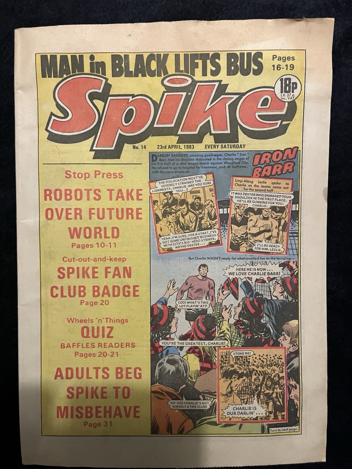 Spike Comic No# 14 23rd April 1983 FN