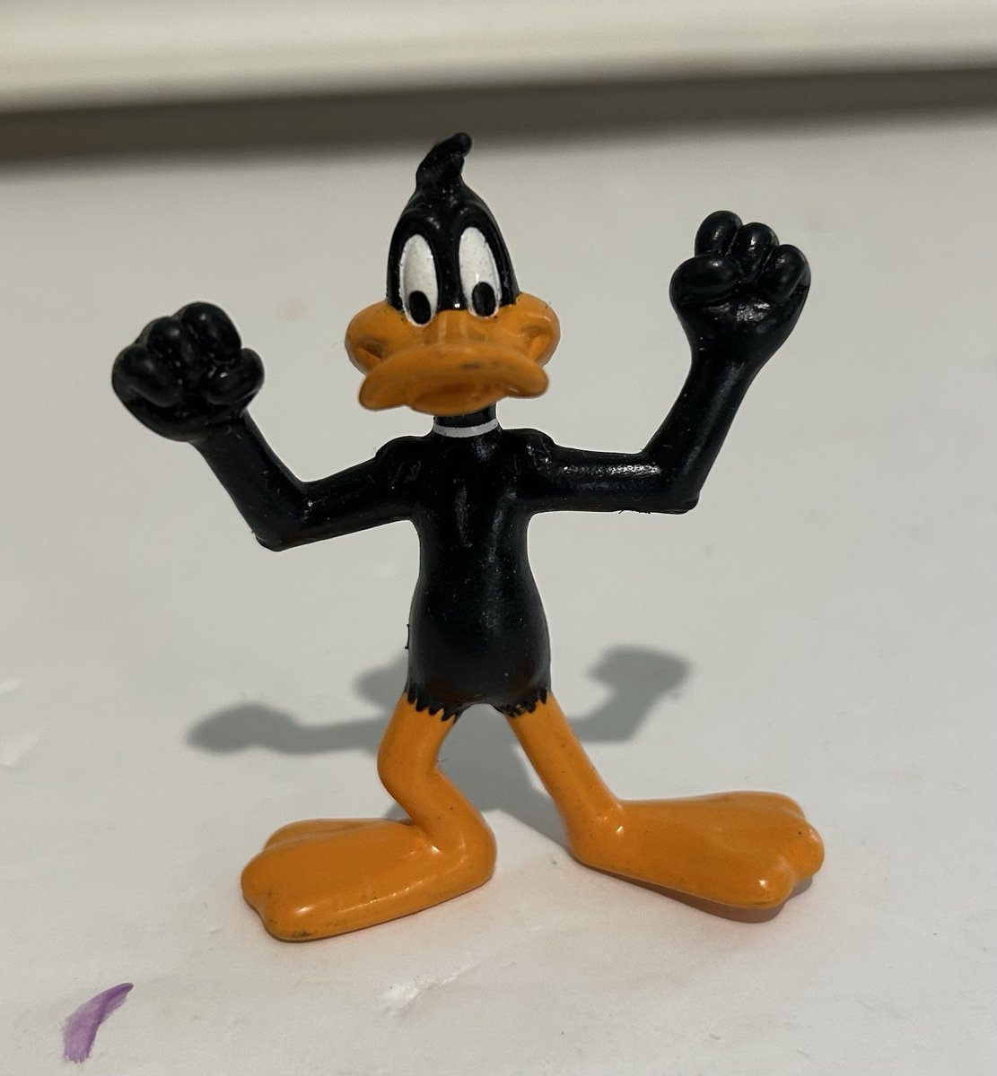 Looney Tunes Daffy Duck Figure Figurine 1991 Warner Bros Vintage Collectible 3"