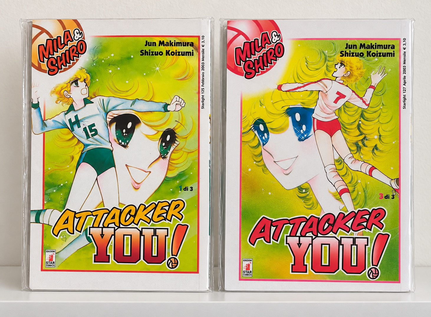 ATTACKER YOU! | 1-3 COMPLETA | Prima Edizione | Star Comics | Koizumi, Makimura
