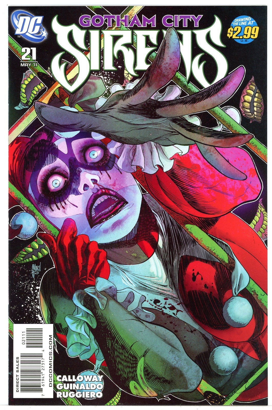 Gotham City Sirens #21 DC 2011 VF/NM Harley Quinn Joker Catwoman