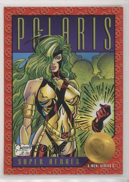 1993 SkyBox Marvel X-Men: Series 2 Super Heroes Polaris #22 0u7