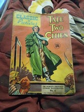 Un classico in foto fumetto Un racconto di due città #6 di Charles Dickens 1949 libro