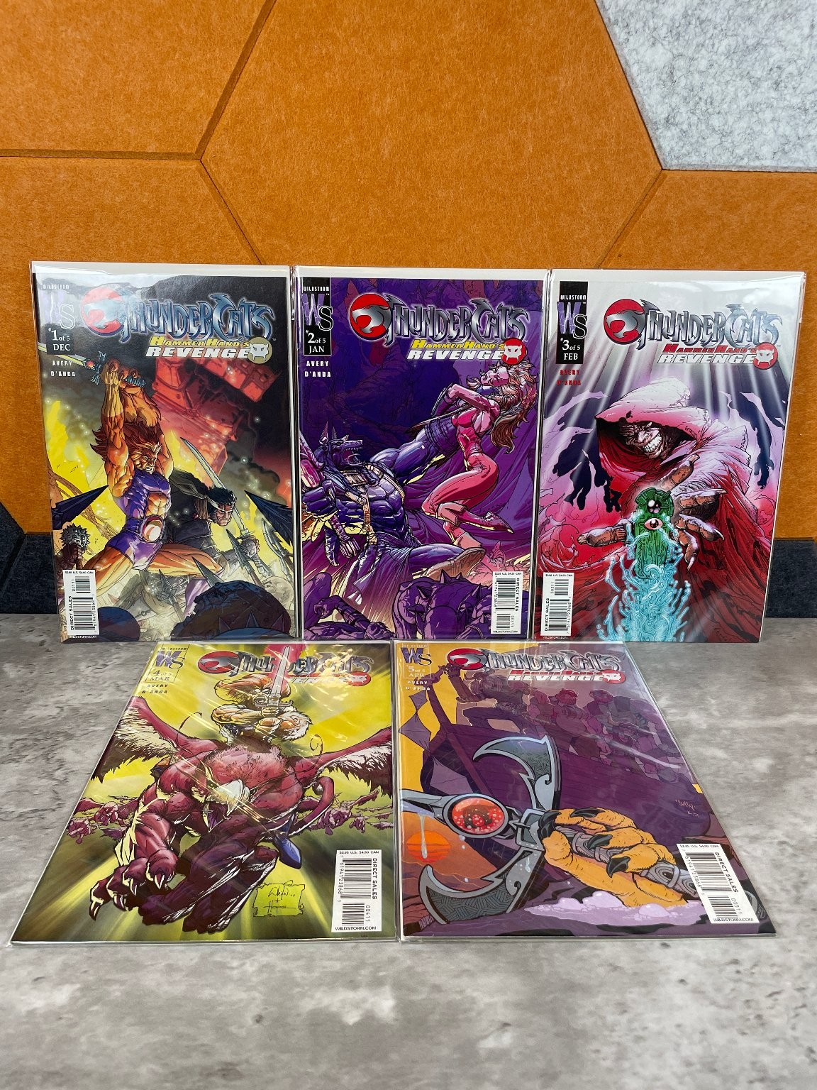 Thundercats HammerHand's Revenge numeri fumetti 1-5 Wildstorm età moderna