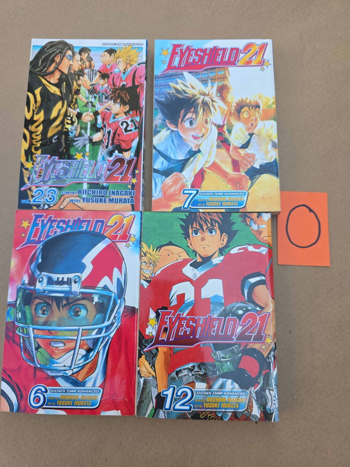 Eyeshield 21 Manga Lotto Vol 6 7 12 23 Riichiro Inagaki Inglese Viz