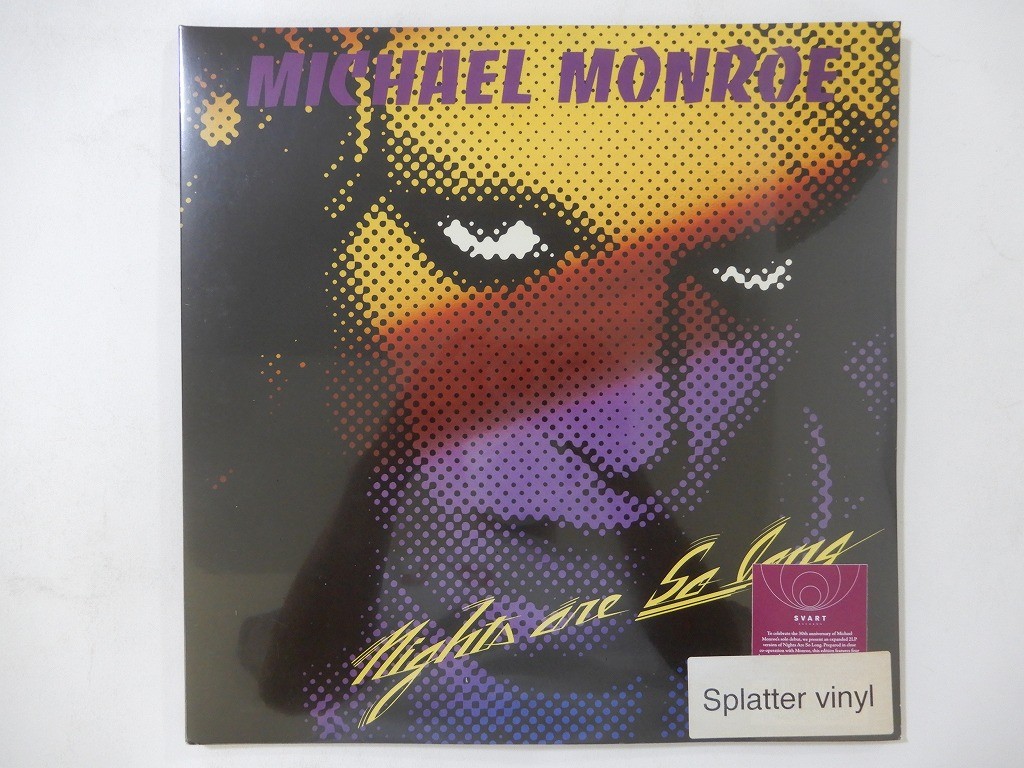 Michael Monroe Nights Are So Long Svart SRE228 Finland sealed  LP