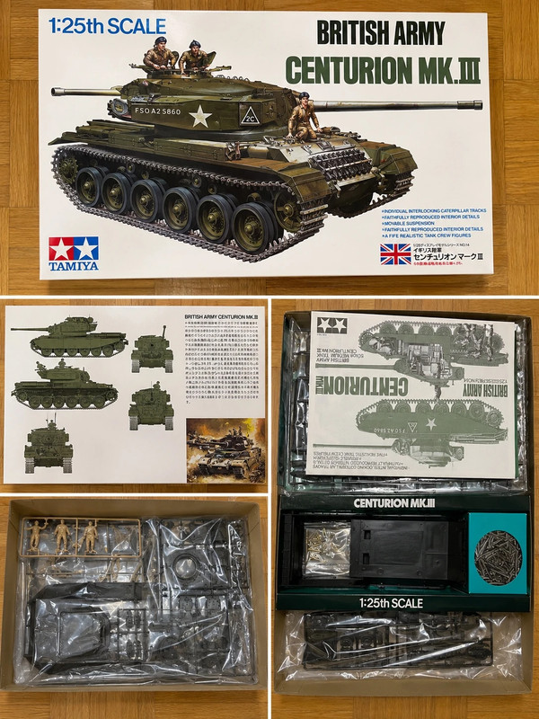 Tamiya British Army Centurion Mk.III 1:25 Modellbausatz – Komplett & Ungebaut