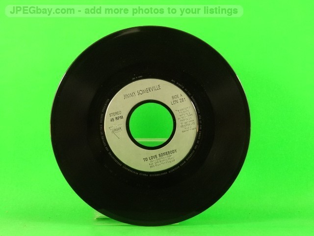 SOMERVILLE,JIMMY TO LOVE SOMEBODY (PLAIN SLEEVE) (1) (137) 7" LONDON