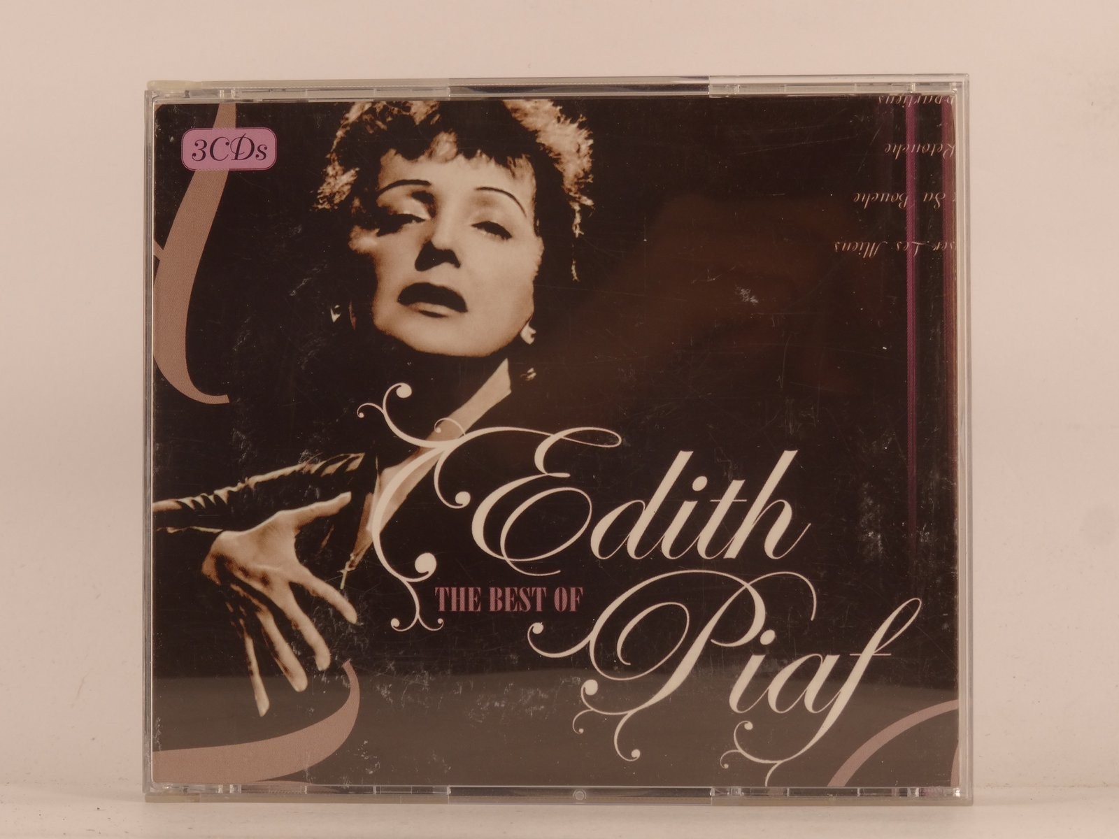 EDITH PIAF THE BEST OF (3XCD) (Z40) 20+ Track CD Album including Picture Sleeve 