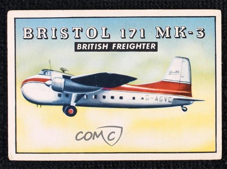 1952 Topps Wings - Friend or Foe R707-4 Bristol 171 MK-3 #153 0nr3