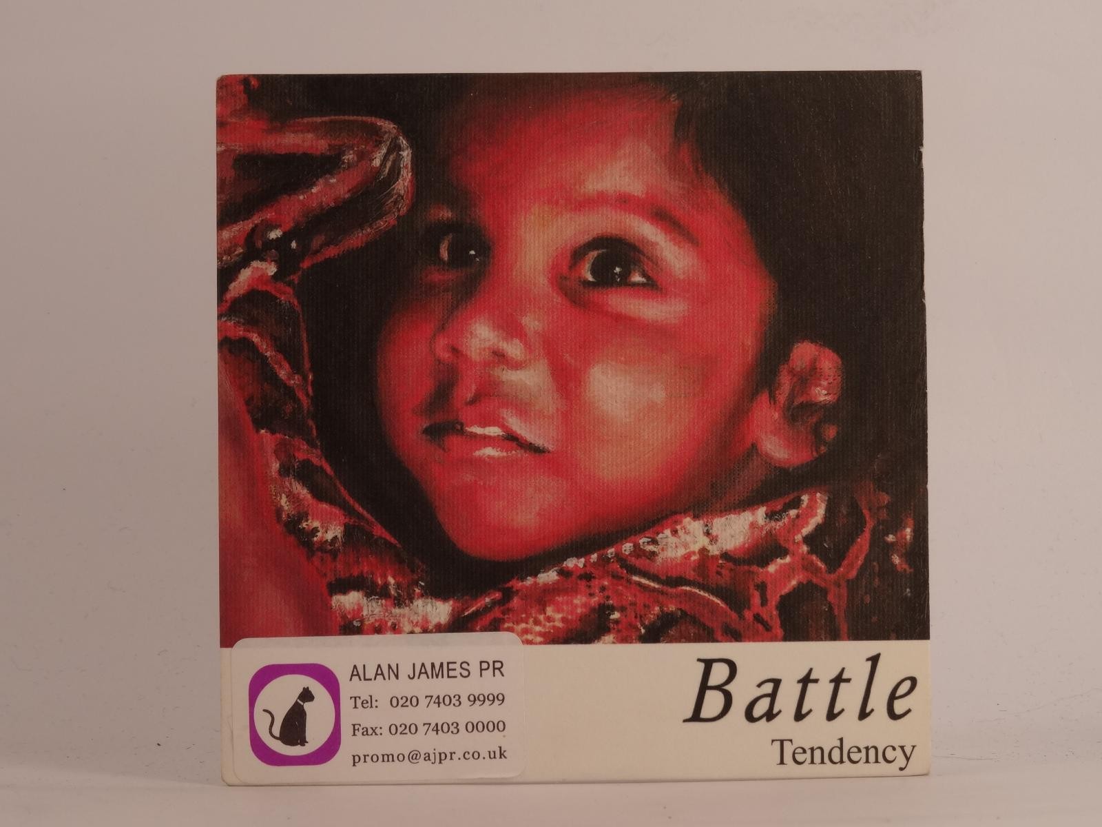 BATTLE TENDENCY (E80) 1 Track Promo CD Single plus Card Sleeve TRANSGRESSIVE REC