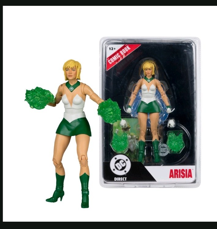 PRESALE McFarlane DC Direct Page Punchers Arisia Green Lantern Corps #47 w/comic