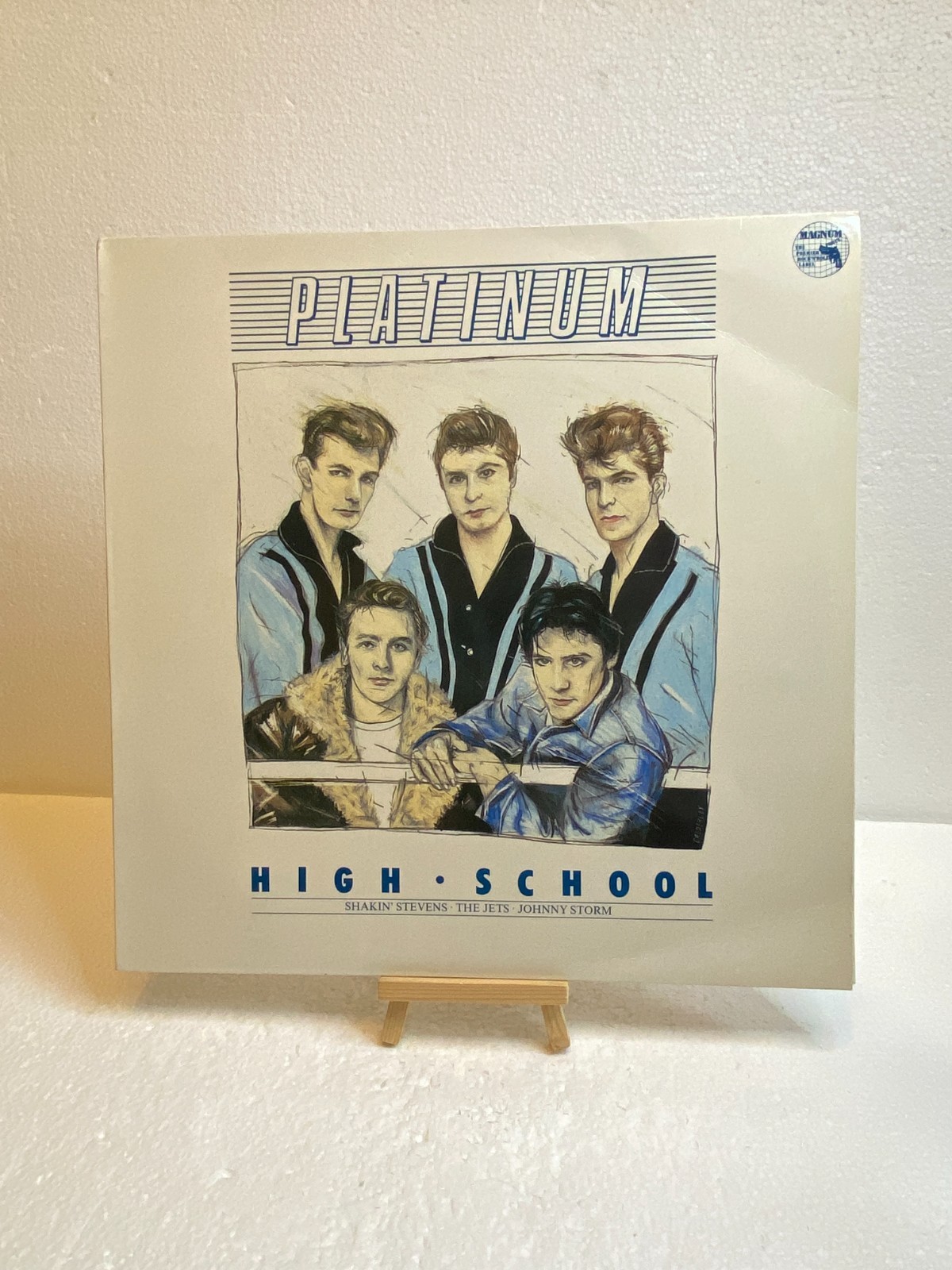 Shakin' Stevens & The Sunsets - Platinum High School - 12" Vinyl  LP - 1982
