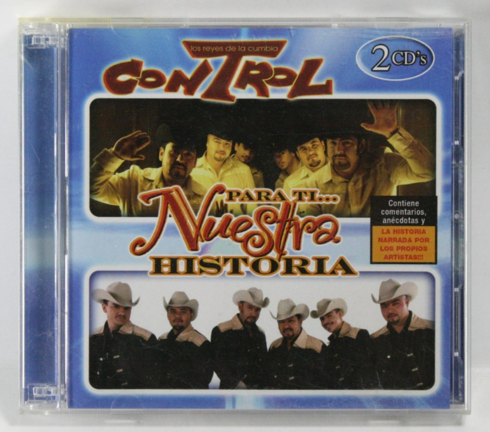 Control - Cd - Para Ti Nuesta Historia - Norteno Tex Mex Latin Cumbia Rare