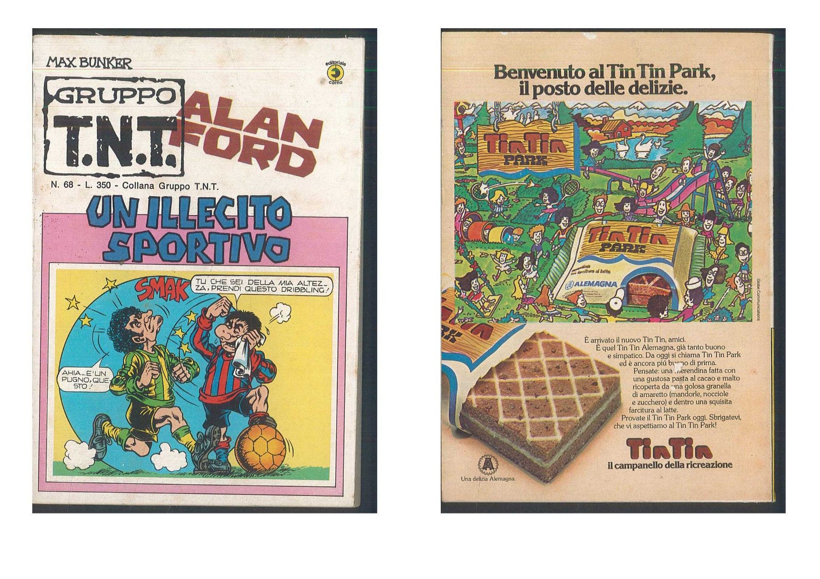 Alan Ford Gruppo T.N.T n.68 del 1978 Un Illecito sportivo Edicola Ed.Corno ▓