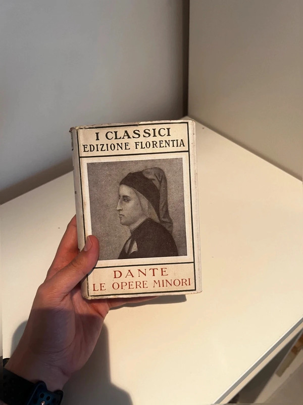 Dante Alighieri le Opere Minori | Edizione Florentia