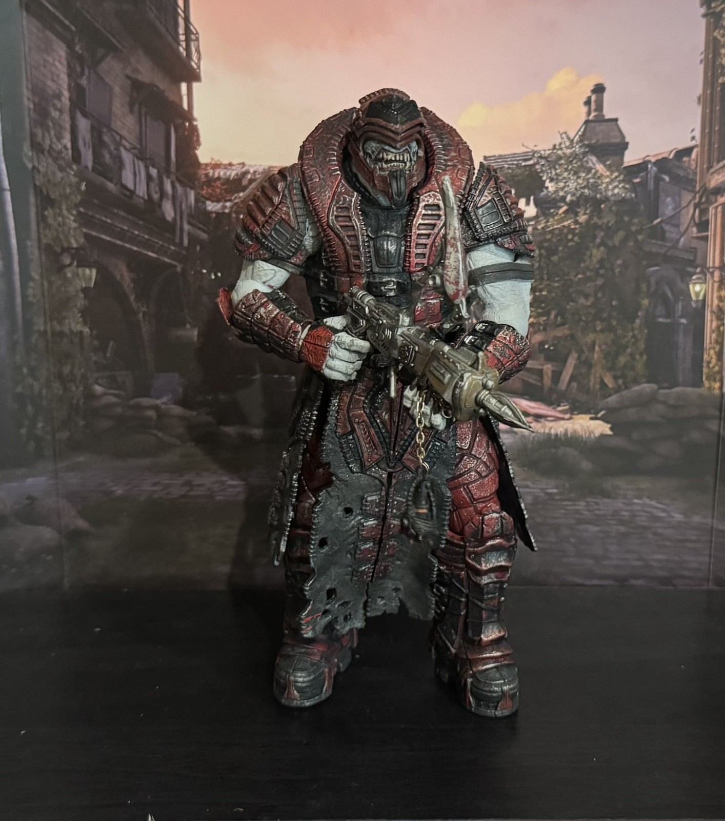 Gears of War Theron Sentinel Figure NECA 2008 Torque Bow