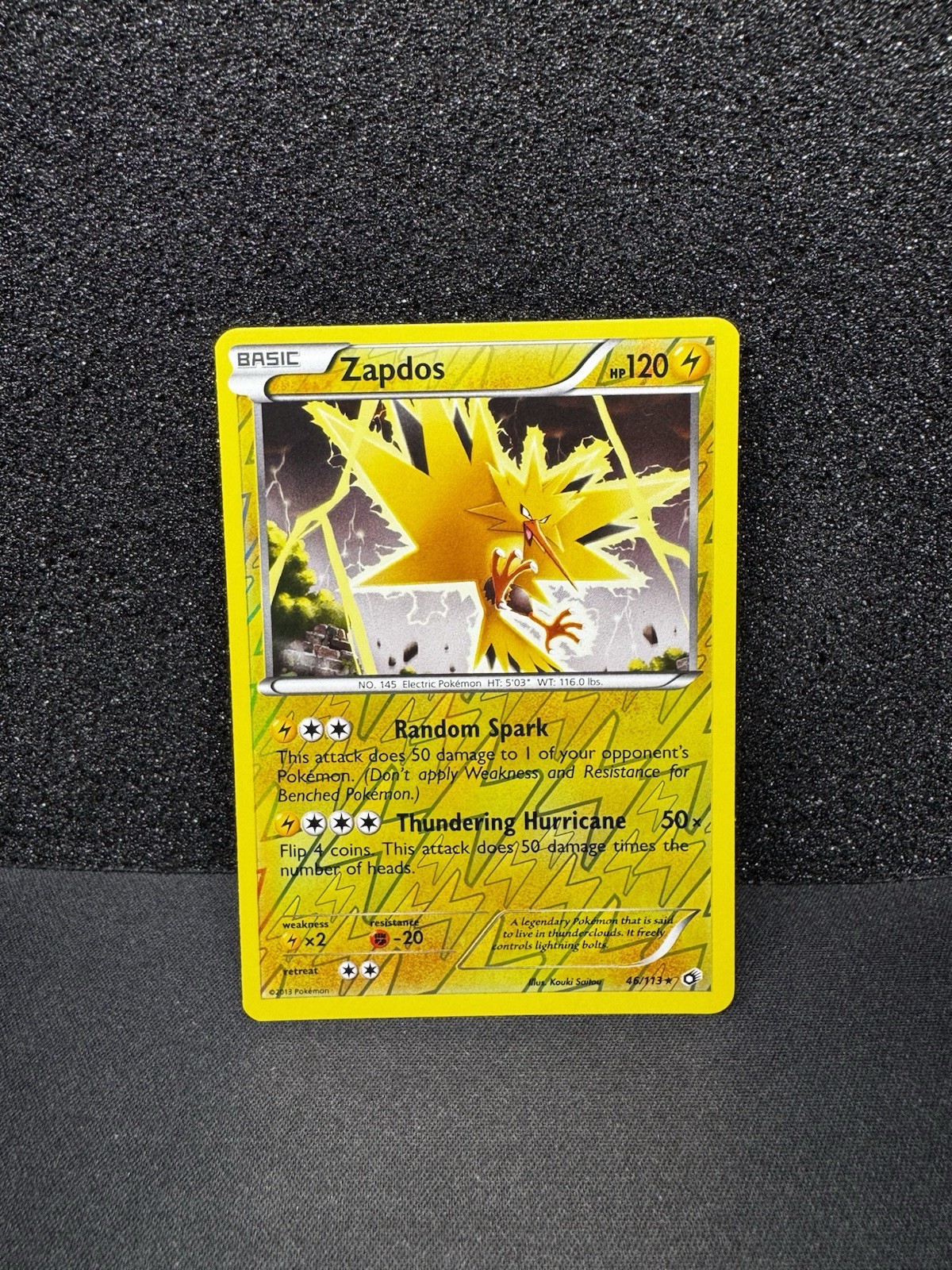 Zapdos 46/113 Legendary Treasures Reverse Holo