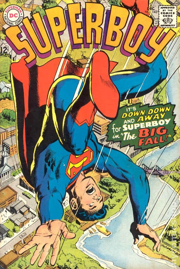Superboy #143 VG 1967 basso grado